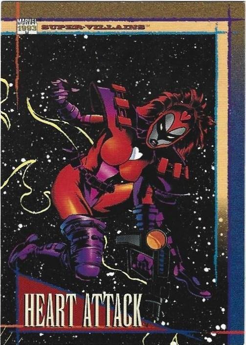 1993 Marvel Universe #102 Heart Attack