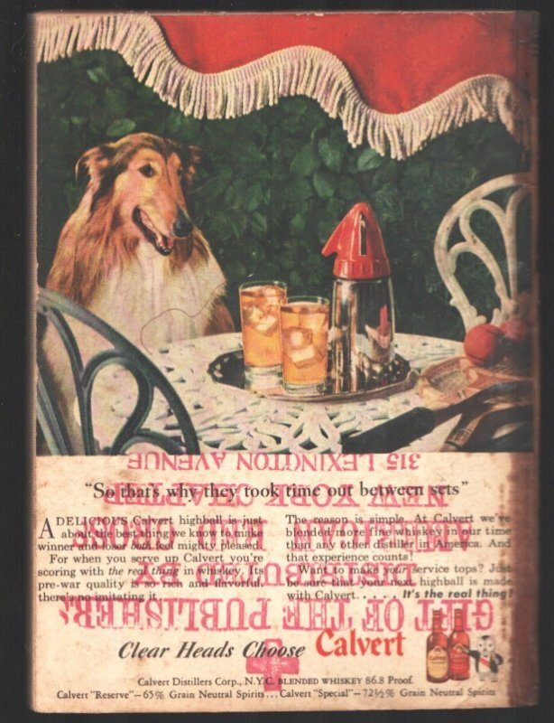 Doc Savage 9/1946-Hero Pulp-Exploding Lake-Kenneth Robeson-Tape on spine