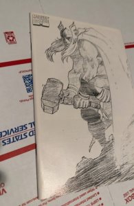 Thor #1 Sketch Cover (1998)) Romita sketch cover
