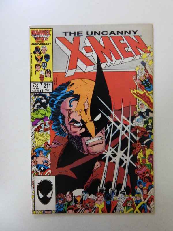 The Uncanny X-Men #211 (1986) VF- condition