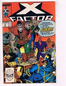 Lot of 6 X-Factor Marvel Comic Books #40 41 42 43 44 45 BH39