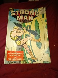 Strong Man #3 (A-1 #134 1955) Bob Powell-Art Magazine Enterprises Golden Age