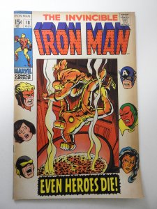 Iron Man #18 (1969) FN Condition! stains bc