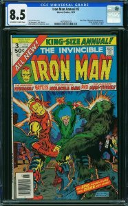 Iron Man Annual #3 (1976) CGC 8.5 VF+