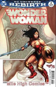 DC Universe Rebirth: Wonder Woman (2016) #2 NM Frank Cho Cover