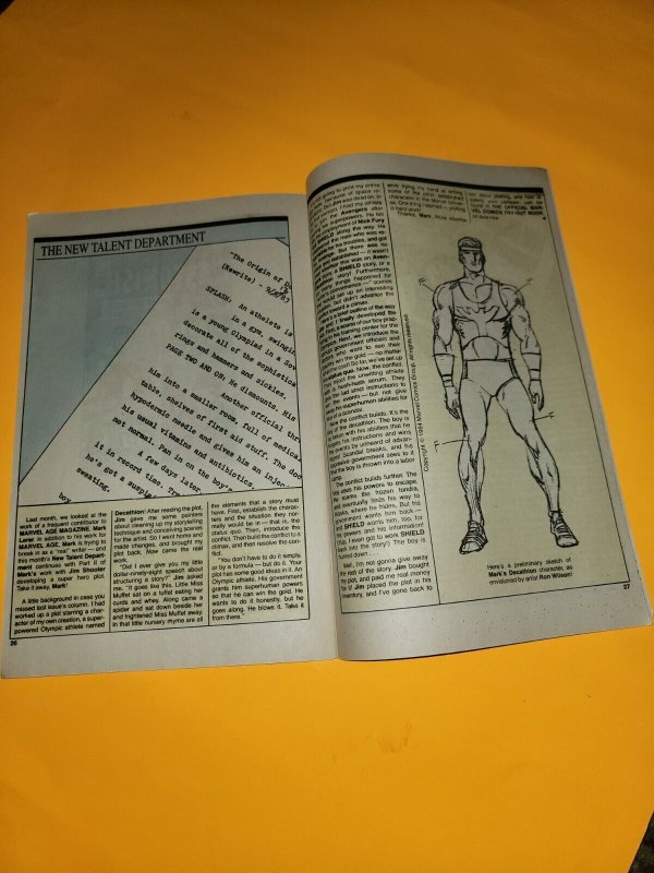 1984 Marvel Age 16 New Mutants Sienkiewicz cover Byrne pin-ups VF-