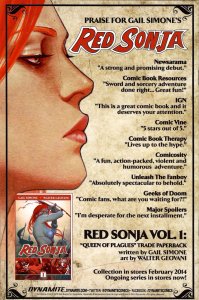 Red Sonja Volume 2 #6 Frison Cover A (2013) New