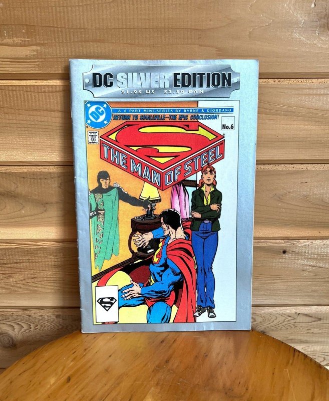 Superman Man Of Steel DC Silver Edition #6 Vintage Comic Book 1986 