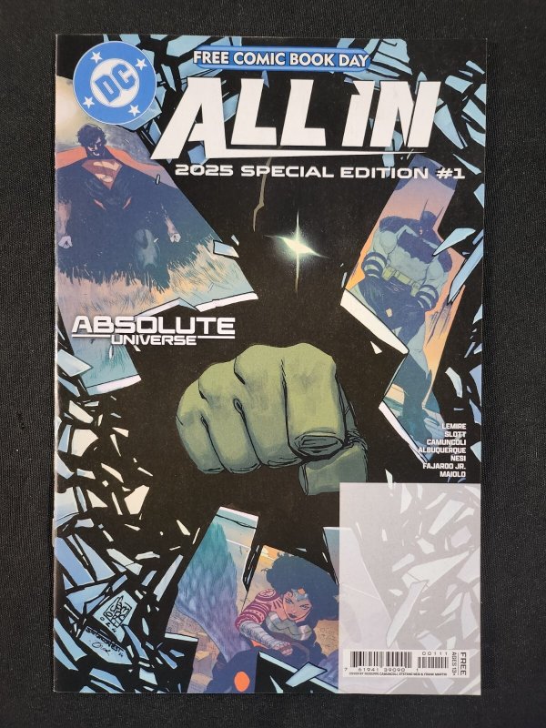 Absolute Martian Manhunter #1 2nd Print + DC All In FCBD - 2PC (9.2ob) 2025