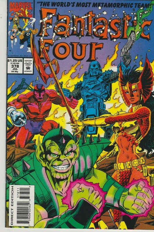 Fantastic Four #378 Marvel Comics