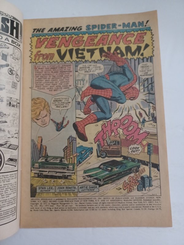 Amazing Spider-Man #108 - 1972 - FN/VF