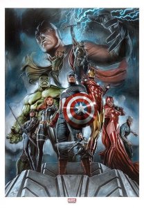 ARTIST PROOF AP Avengers Sideshow Exclusive Adi Granov Art Print Hulk Iron Man +