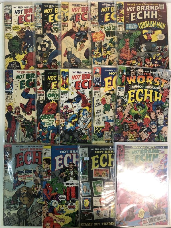 Not Brand Echh (1967) Starter Consequential Set # 1-14 (F/VF) Marvel Comics