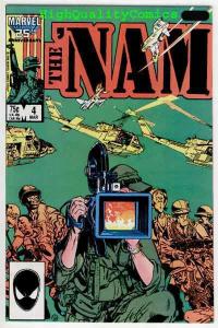 NAM #3 4 5 6, VF/NM, Vietnam, War, Michael Golden, Hueys,Machine guns, battle