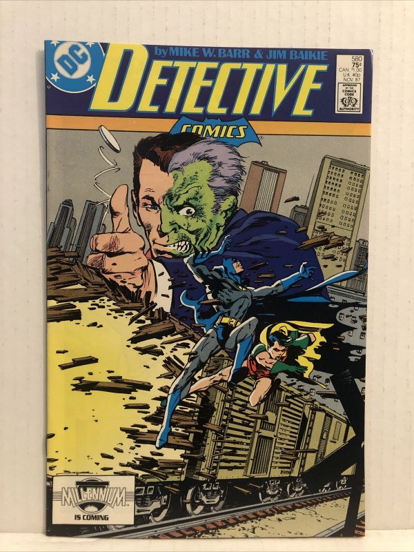 Detective Comics #580 Two Face Cover