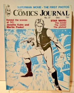 1977 COMICS JOURNAL MAGAZINE #37 STAR WARS HAN SOLO SUPERMAN STEVE REEVES