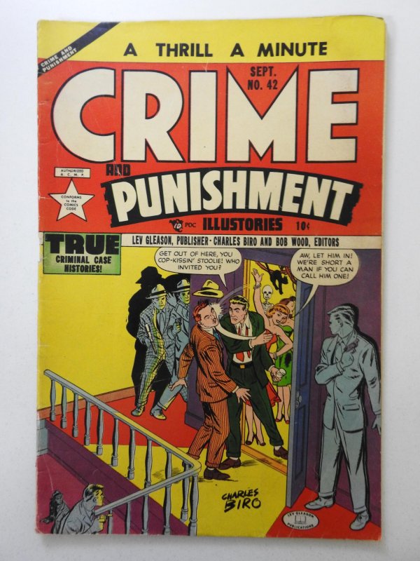 Crime and Punishment #42 (1951) Beautiful VG+ Condition!