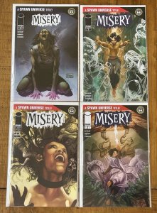 Spawn Misery #1,2,3,4 NM Set Todd McFarlane Image Comics