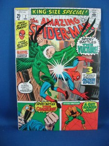 AMAZING SPIDERMAN KING SIZE SPECIAL 7 VF+ 1970 MARVEL