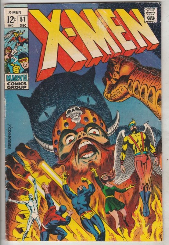 X-Men #51 (Dec-68) VG/FN Mid-Grade X-Men