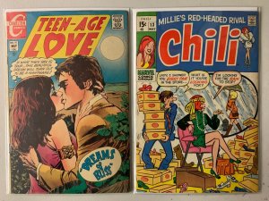 Silver-Age Romance Comics Charlton/DC/Marvel lot 10 diff avg 4.0 (1969-71)
