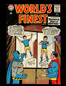 WORLD'S FINEST #146  (7.0)  BATMAN SON OF KRYPTON! 