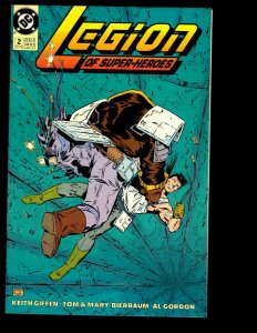 12 Legion Of Super-Heroes DC Comics #1 2 3 4 5 6 7 8 9 10 11 '90 Fantasy GK33