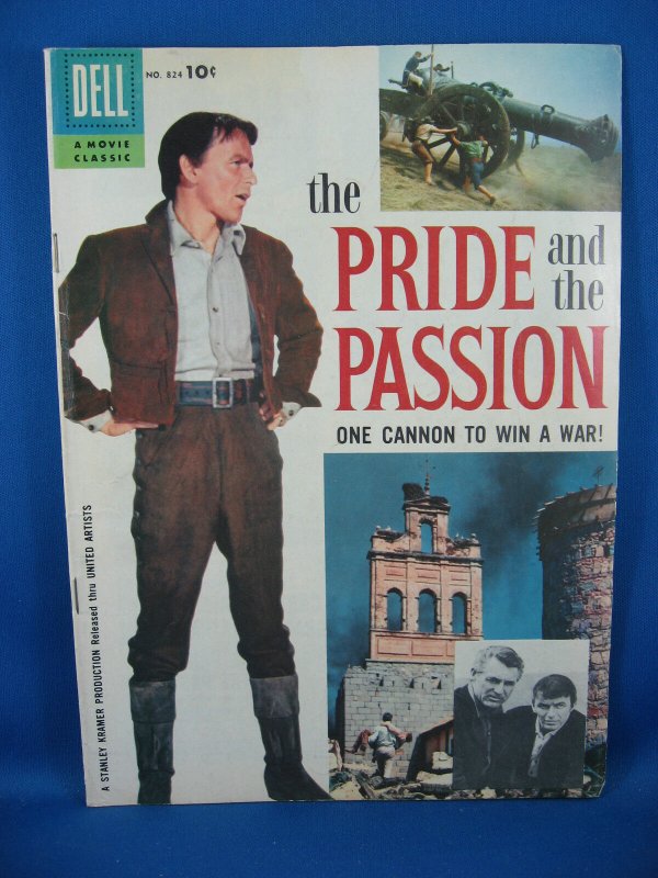 Four Color 824 THE PRIDE AND THE PASSION Fine Frank Sinatra Photo Cvr 1957