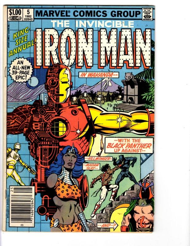 8 Iron Man Marvel Comics Annual # 5 6 7 8 9 10 11 12 Black Panther Namor BH19