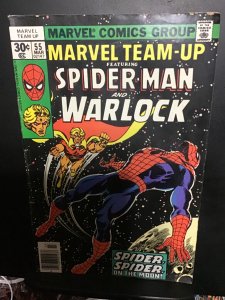 Marvel Team-Up #55 (1977) high-grade Adam warlock he!VF/NM Wow