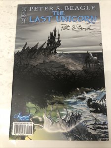 The Last Unicorn Issue # 1 Signed Peter S. Beagle (NM) Variant • IDW Publishing