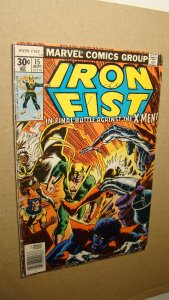 IRON FIST 15 VS X-MEN 1ST BUSHMASTER APPEARANCE MARVEL