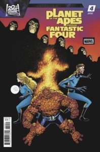 PLANET OF THE APES VS. FANTASTIC FOUR #4 MIKE HAWTHORNE VAR Marvel Comic