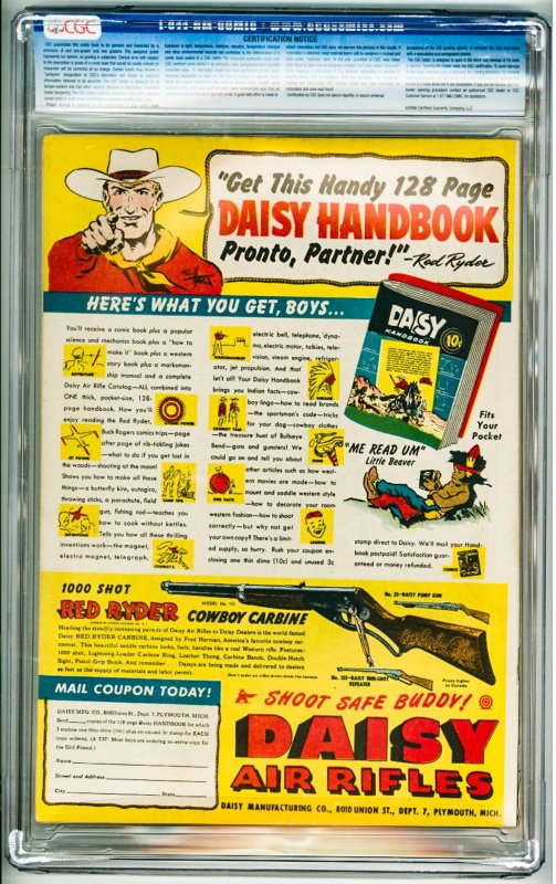 Batman #43 (1947) CGC 8.5! White Pages!