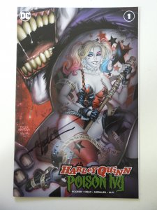 Harley Quinn & Poison Ivy #1 Kirkham Cover A Signed W/ COA VF+ Condition