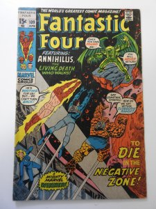 Fantastic Four #109 (1971) VG Condition moisture stain