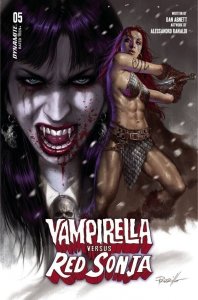 Vampirella versus Red Sonja (2022) #5 NM- Lucio Parrillo Cover Dynamite