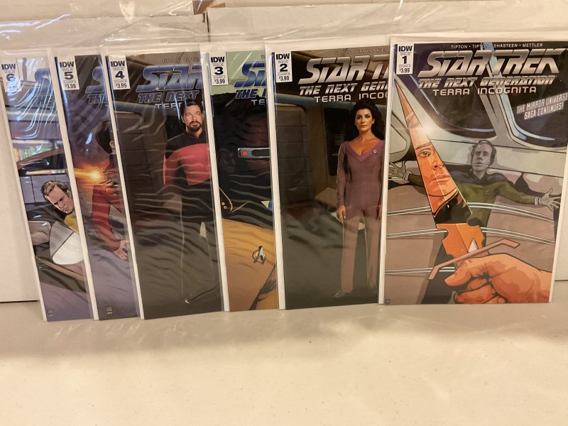 Star Trek: The Next Generation: Terra Incognita #1-6 Complete Set 2018
