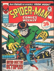 Spider-man Comics Weekly #117 1975-Doc Ock-Thor-Jack Kirby-Iron Man-Gene Colan