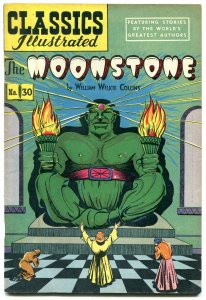 Classics Illustrated #30 HRN 60- MOONSTONE- comic book FN