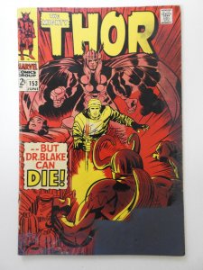 Thor #153  (1968) Paint Bottom Cover Solid Good Condition!