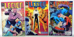 L.E.G.I.O.N. Lot 3 #6, 9, 66 1989 DC Legion Super-Heroes 1st Print Comic Books