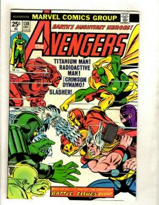 Lot Of 5 Avengers Marvel Comics # 127 128 129 130 131 Thor Hulk Iron Man GK2