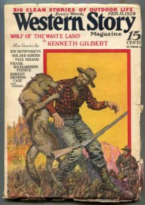 Western Story Pulp February 11 1928- Wolf of the Wasteland