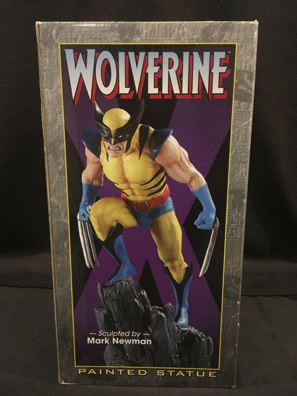 WOLVERINE Bowen Designs Full Size Painted Statue, Yellow Version,2001, #421/3500