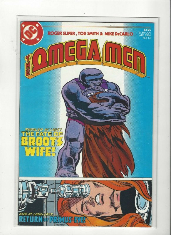 Omega Men #13 Broots Wife Copper Age DC Comics  VF