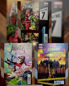 Uncanny Avengers #1, 3, 7 (2015) Deadpool, Inhumans, Steve Rogers, Rogue & More