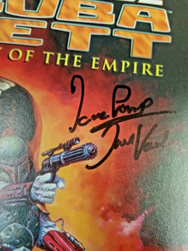 Star Wars Boba Fett Enemy of the Empire 2X Signed Jeremy Bulloch & David Prowse