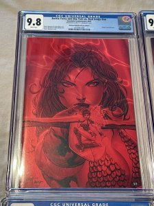 Battle Fairy Yeti Vs Red Sonja Kincaid Mychaels Ebas Basaldua Foil CGC 9.8 1/1