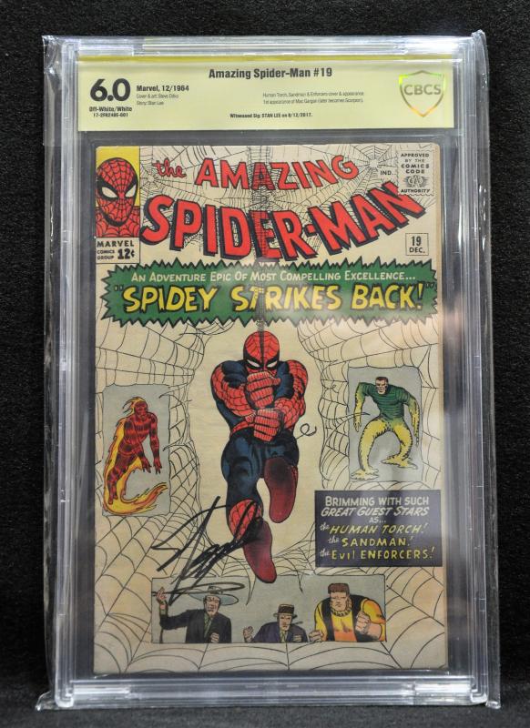 Amazing Spider-man #19 (Marvel, 1964) CBCS SS Stan Lee